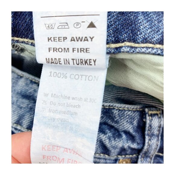 Nasty Gal Hi-Rise Mom Jeans Women's Size 14 - Picture 6 of 6